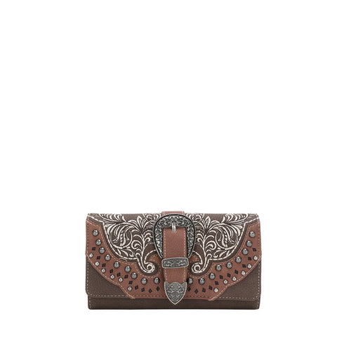 MW1126-W018 Montana West Buckle Collection Wallet