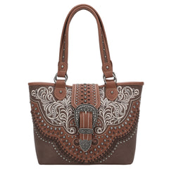 MW1126G-8317 Montana West Buckle Collection Concealed Carry Tote