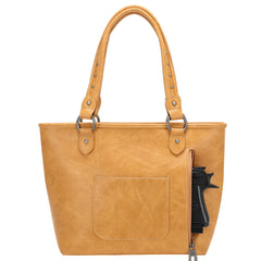 MW1127G-8317 Montana West Studs Collection Concealed Carry Tote