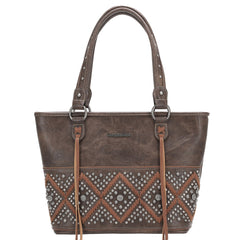 MW1127G-8317 Montana West Studs Collection Concealed Carry Tote