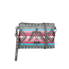 MW1129-181 Montana West Aztec Collection Clutch/Crossbody