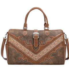 MW1131-5110 Montana West Buckle Collection Weekender Bag