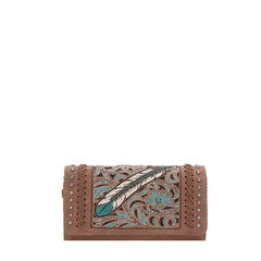 MW1133-W002 Montana West Embroidered Collection Wallet
