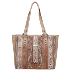 MW1134G-8317 Montana West Aztec Buckle Collection Concealed Carry Tote