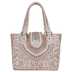 MW1138G-8317 Montana West Concho Collection Concealed Carry Tote