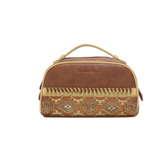 MW1139-190 Montana West Aztec Tooled Collection Travel Pouch