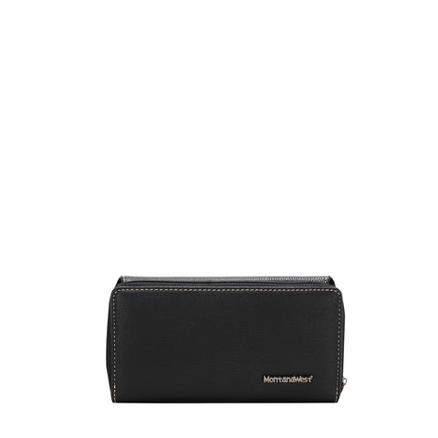 MW1139-W010 Montana West Aztec Tooled Collection Wallet