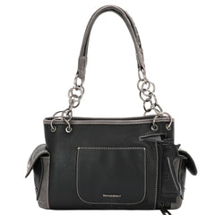 MW1139G-8085 Montana West Aztec Tooled Collection Concealed Carry Satchel