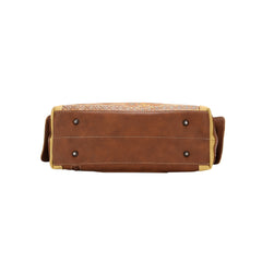 MW1139G-8085 Montana West Aztec Tooled Collection Concealed Carry Satchel
