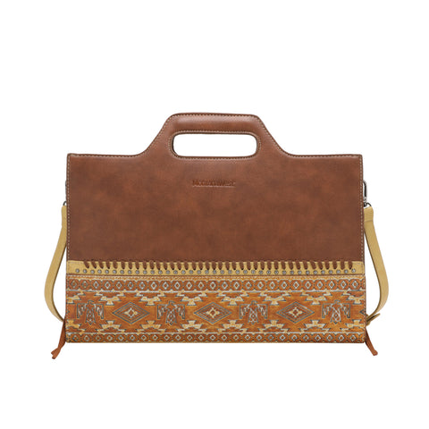 MW1139G-922 Montana West Aztec Tooled Collection Laptop Case