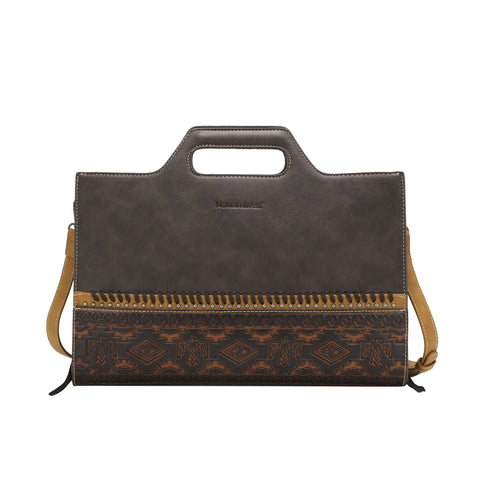 MW1139G-922 Montana West Aztec Tooled Collection Laptop Case