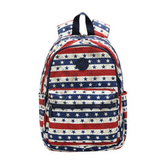 MW1141-9110C Montana West Stars & Stripes Print  Backpack