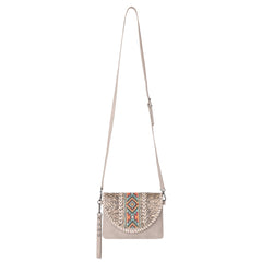 MW1142-181 Montana West Tooled Collection Crossbody/Wristlet