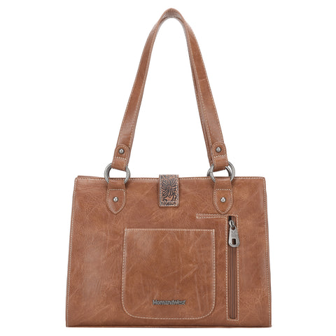 MW1143G-8317 Montana West Cut-Out/Buckle Collection Concealed Carry Tote