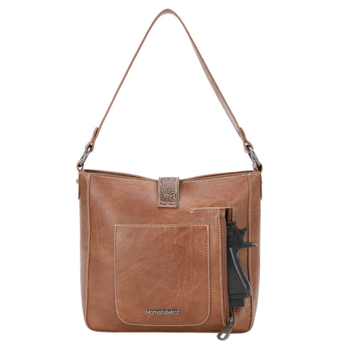 MW1143G-918 Montana West Cut-Out/Buckle Collection Concealed Carry Hobo