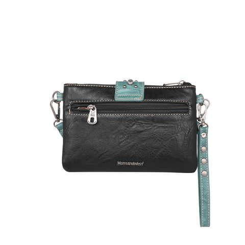 MW1144-181 Montana West Cut-out Collection Crossbody/Wristlet