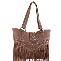 MW1145G-8317 Montana West Fringe Collection Concealed Carry Tote