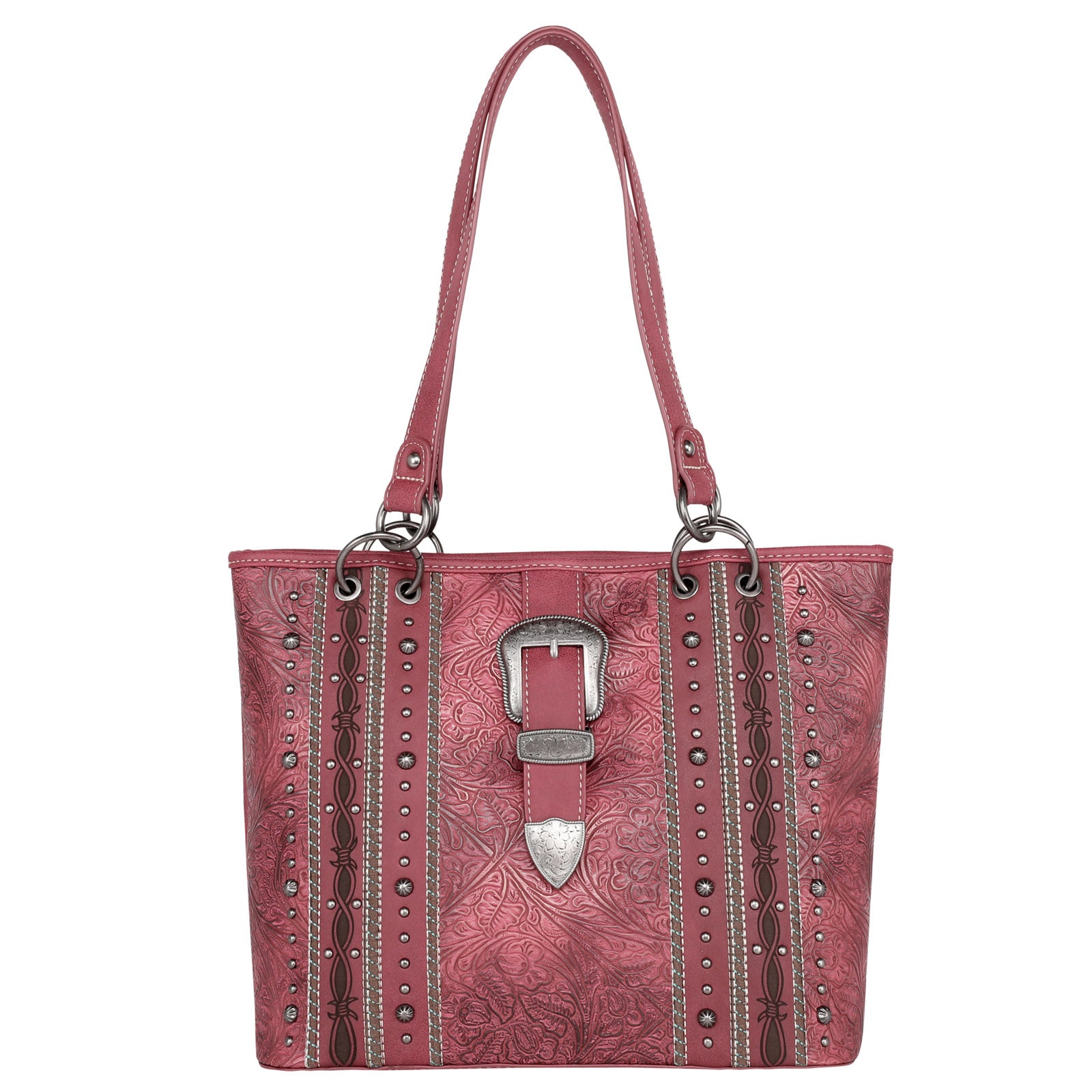 Montana West Women's Chain Shoulder Tote Bag