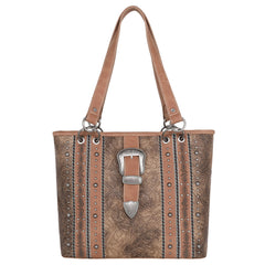 MW1148G-8317 Montana West Buckle Collection Concealed Carry Tote