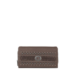 MW1152-W010 Montana West Whipstitch Collection Wallet