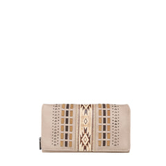 MW1153-W010 Montana West Aztec Embossed  Collection Wallet