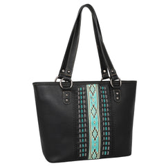 MW1153G-8317 Montana West Aztec Embossed  Collection Concealed Carry Tote