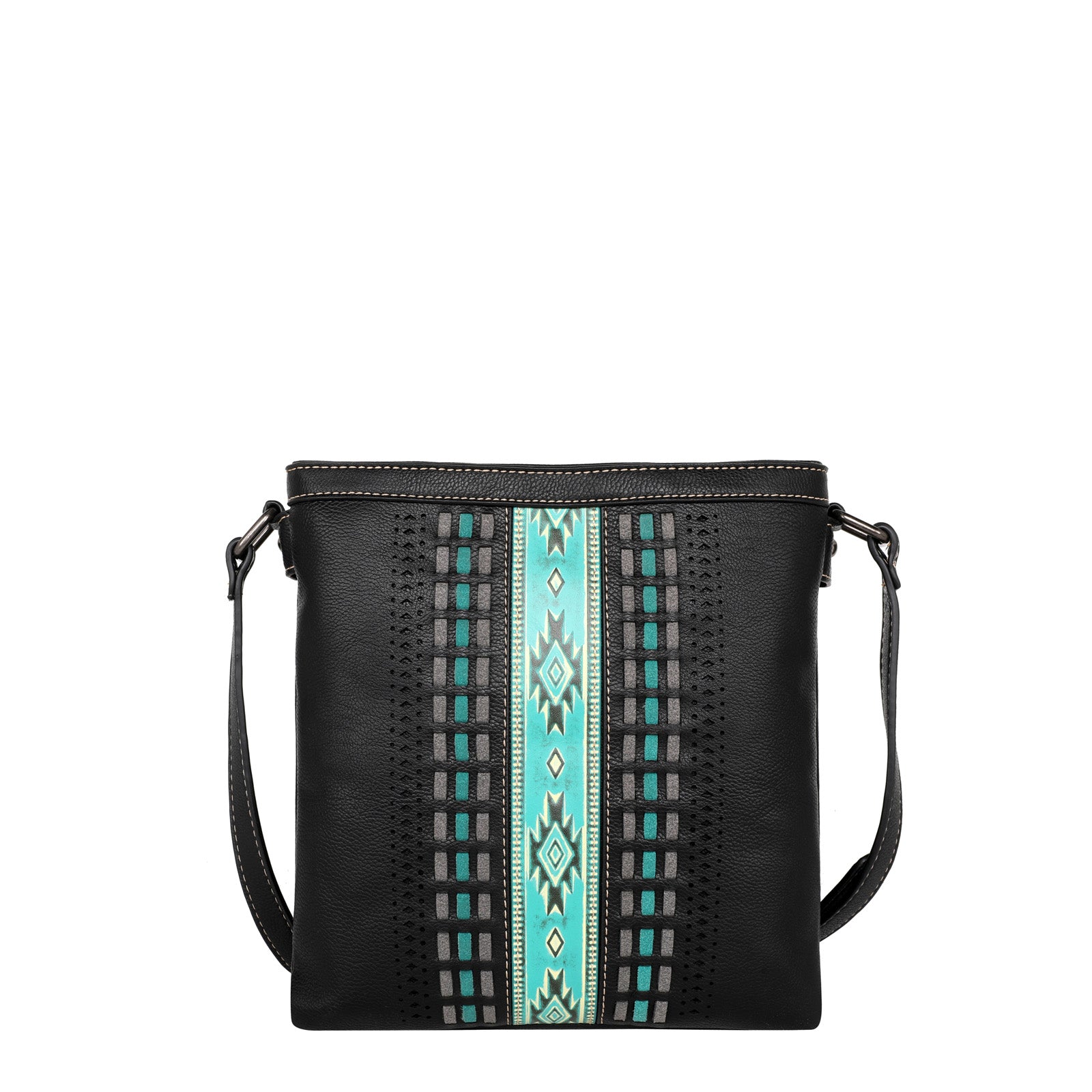 Western Hip Bag Crossbody Bag With Fringe Turquoise Washed Leaf & Floral  Print Western Purse Fanny Pack - Etsy