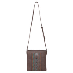 MW1153G-9360 Montana West Aztec Embossed  Collection Crossbody Bag