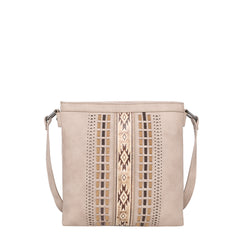 MW1153G-9360 Montana West Aztec Embossed  Collection Crossbody Bag
