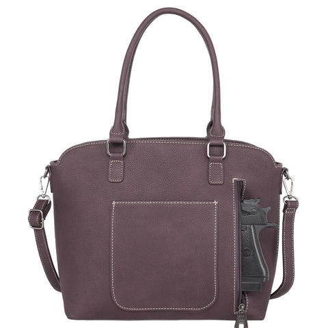 MW1154G-8330 Montana West Cut-Out Collection Concealed Carry Tote/Crossbody
