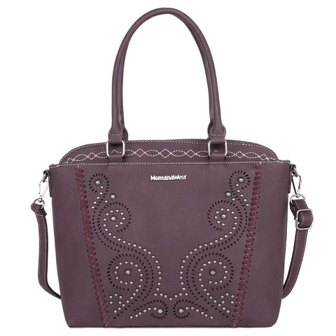 MW1154G-8330 Montana West Cut-Out Collection Concealed Carry Tote/Crossbody