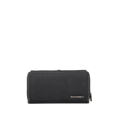 MW1155-W010 Montana West Whipstitch Collection Wallet