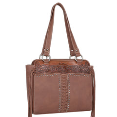 MW1155G-8250 Montana West Tooled Collection Concealed Carry Tote