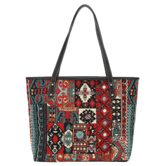 MW1159-8112 Montana West Western Canvas Tote Bag