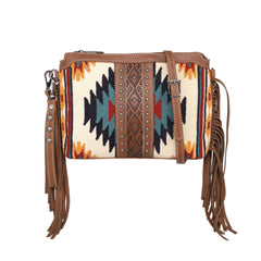 MW1172-924 Montana West Aztec Tapestry Crossbody/Clutch/Wristlet