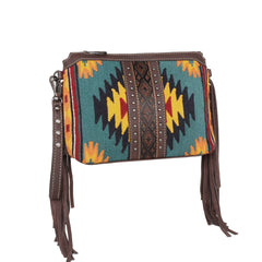 MW1172-924 Montana West Aztec Tapestry Crossbody/Clutch/Wristlet