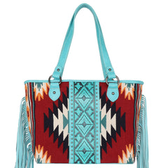 MW1172G-8317 Montana West Aztec Tapestry Concealed Carry Tote
