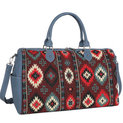 MW1174-5110 Montana West Aztec Tapestry Collection Weekender Bag