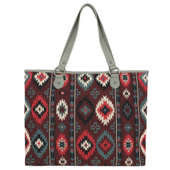 MW1174G-8112 Montana West Aztec Tapestry Concealed Carry Tote