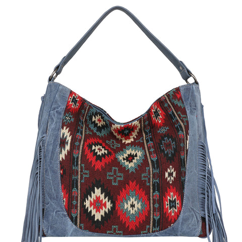 MW1174G-917 Montana West Aztec Tapestry Concealed Carry Hobo