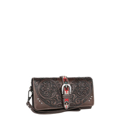 MW1176-W018 Montana West Tooled/Buckle Collection Wallet