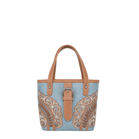 MW1177-923 Montana West Cut-Out/Buckle Collection Small Tote/Crossbody