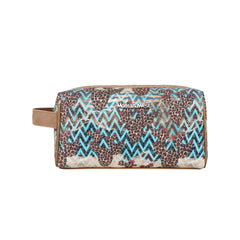 MW1187-190 Montana West Leopard Cactus Multi Purpose/Travel Pouch