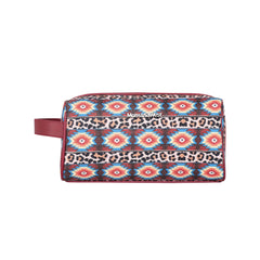 MW1194-190 Montana West Leopard/Aztec Multi Purpose/Travel Pouch