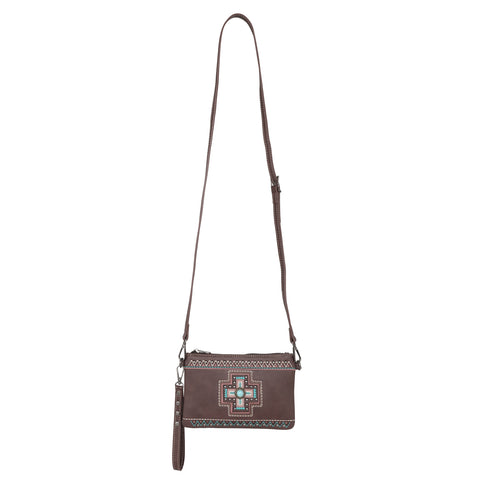 MW1199-181 Montana West Concho Collection Crossbody/Wristlet
