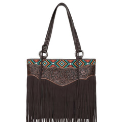 MW1200G-8317 Montana West Tooled Collection Concealed Carry Tote
