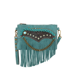 MW1201-181 Montana West Fringe Collection Crossbody/Wristlet