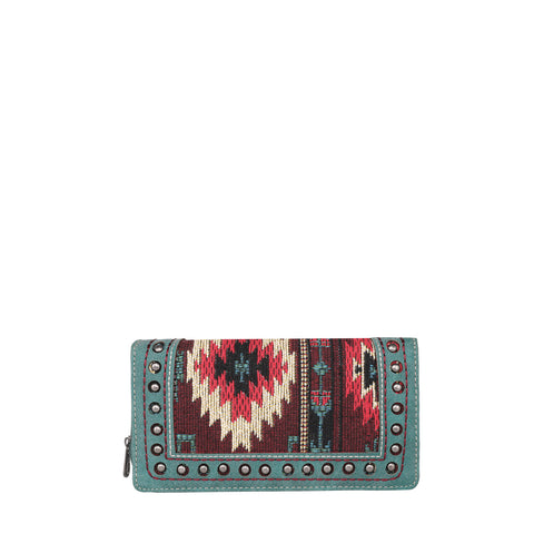 MW1202-W010 Montana West Aztec Collection Wallet