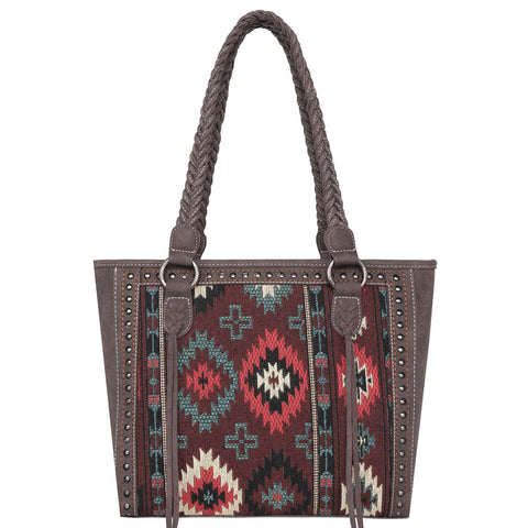 MW1202G-8317 Montana West Aztec Tapestry Concealed Carry Tote