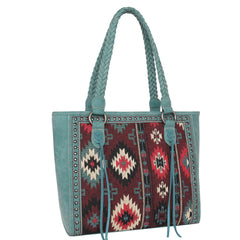 MW1202G-8317 Montana West Aztec Tapestry Concealed Carry Tote